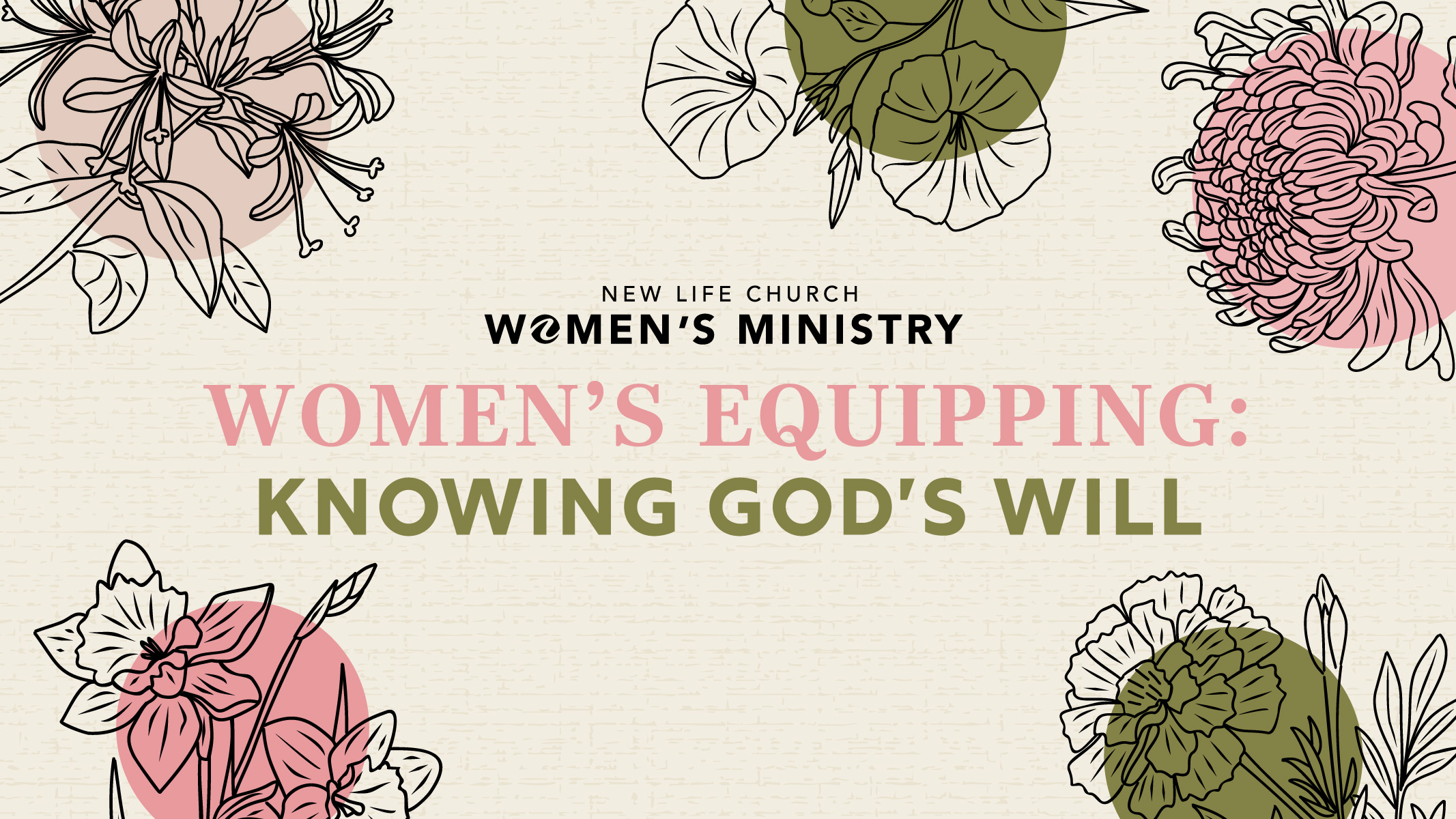 Woman's Equipping - Knowing God's Will - 1920x1080 WEB