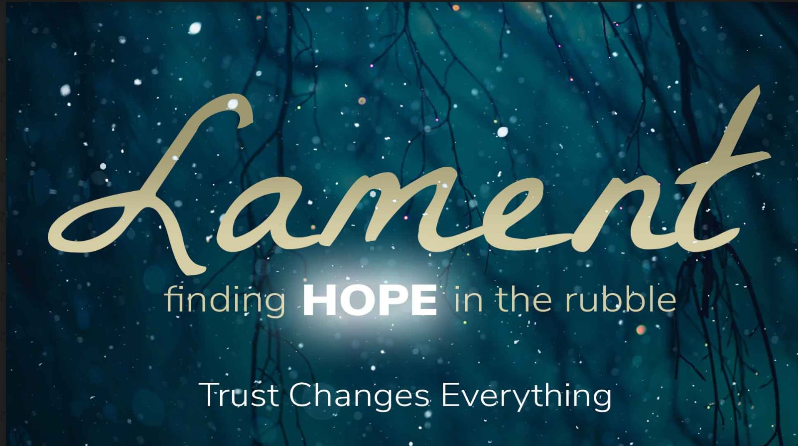 Lament: Trust Changes Everything